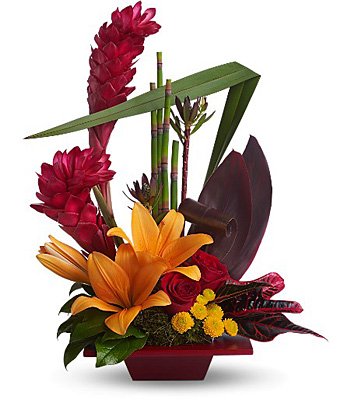 Teleflora's Tropical Bliss from Forever Flowers, flower delivery in St. Thomas, VI